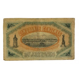 NOTGELD / Replacement Money France, Toulon, 50 Centimes, 1916, Chambre de Commerce,