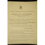 Seweryna DUCHIŃSKA geb. Żochowska primo voto Pruszakowa [1816-1905], polnische Dichterin, Publizistin, Übersetzerin, Ehrenmitglied der Gesellschaft des Polnischen Nationalmuseums in Rapperswil ab 1894
