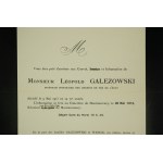 Leopold GALEZOWSKI [GALEZOWSKI 1843-1915] honorary engineer of state railroads
