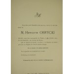 Hipolit OBRYCKI [1840-1913] weteran Powstania Styczniowego