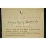 Florentin TRAWINSKI [1850-1906] Kierownik Muzeum Narodowego, Kawaler Legii Honorowej