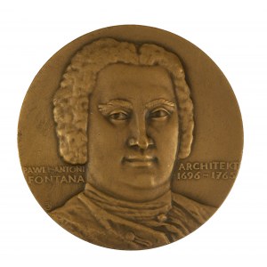 Medal Paul Antoni FONTANA architect [1696-1765].