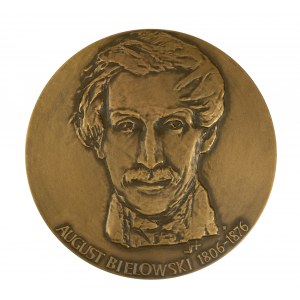 STASIŃSKI Józef - Medaille August Bielowski 1806-1876 Zakład Narodowy im Ossolińskich, dyrektorowi w centną rocznice śmierci, Wrocław 1976