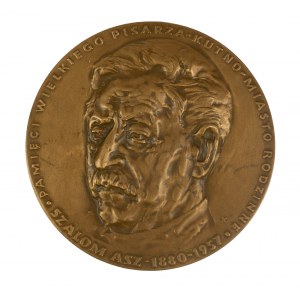 JARNUSZKIEWICZ Krystyn medal SZALOM ASZ 1880-1957 in memory of a great writer - Kutno - home town