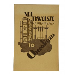 Postkarte Das Haltbarste, das Schönste ist ein Handeinband, Ausgabe des Polnischen Buchbinderblattes in Poznań