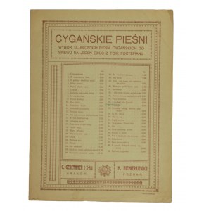 Gypsy Songs. A selection of favorite gypsy songs to sing for one voice with piano accompaniment - I love you and worship you. , words by T. Zeromski