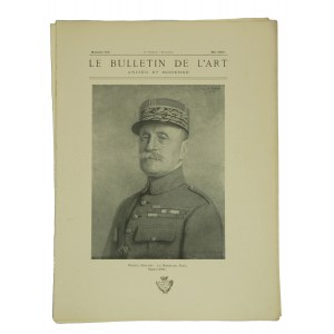 Le bulletin de l'art, numer 758, maj 1929r. artykuł poświęcony Marszałkowi Francji Ferdynand Foch