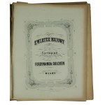 [Jahrhundert] Notizbuch mit einer Sammlung von Werken, die um die Mitte des neunzehnten Jahrhunderts von bedeutenden polnischen Komponisten veröffentlicht wurden, darunter: L. Grossmann, Filipina Brzezińska, Maria Szymanowska. Autogramme und Widmung von L