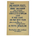 A set of programs and songs from theatrical and revue performances, 1950s, an array of French cinema stars