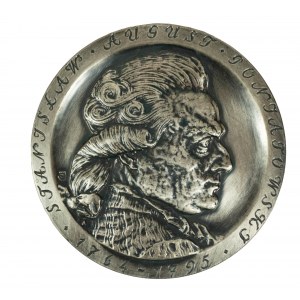 STANISŁAW AUGUST PONIATOWSKI 1764-1795, PTTK Chelm 1985, no. 40, signed J.Jarnuszkiewicz, silver medal