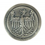 JADWIGA 1384-1399, PTTK Chelm No. 22, signed J. Jarnuszkiewicz, silver-plated medal