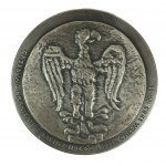 KAZIMIERZ SPRAWIEDLIWY 1177-1194, PTTK Chełm 1985r., nr 11, sygnowany J. Jarnuszkiewicz, medal srebrzony