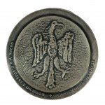 LESZEK BIAŁY 1194-1227, PTTK Chełm 1987r., nr 13, sygnowany J. Jarnuszkiewicz, medal srebrzony