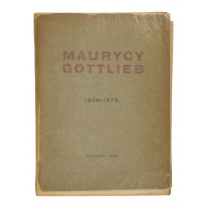 WALDMAN Moses - Maurycy Gottlieb 1856-1879 artistic biography. Edition of the Committee for the Commemorative Exhibition of the Works of Maurycy Gottlieb, Cracow 1932.