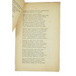 LENARTOWICZ Teofil - Gedicht zum Todestag von Tadeusz Kościuszko, der mit der Verlegung eines Steins mit einer Inschrift und einer Büste von ihm an dem Haus, in dem er lebte, in Soulura, Schweiz, gefeiert wurde,