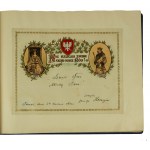 Wedding souvenir 24.4.1932, set of patriotic and commemorative telegrams in linen binding. 88 telegrams and several in smaller format.