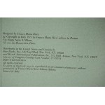 RICCI Franco Maria - Tamara de Lempicka [Tamara LEMPICKA] Mit dem Tagebuch der Haushälterin von Gabriele d'Annunzio, 1. Auflage, 1977, Exemplar mit der Nummer 1799, RARE