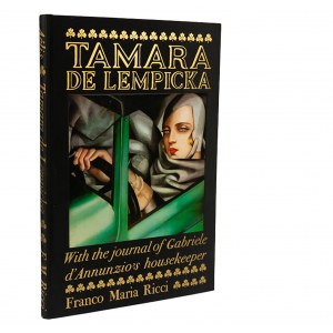 RICCI Franco Maria - Tamara de Lempicka [Tamara LEMPICKA] Mit dem Tagebuch der Haushälterin von Gabriele d'Annunzio, 1. Auflage, 1977, Exemplar mit der Nummer 1799, RARE