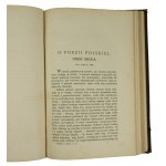 CYBULSKI Wojciech - Odczyty o poezyi polskiej w pierwszej połowie XIX wieku, tom I - II, Poznań 1870r.