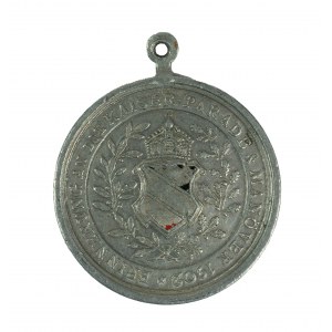 Medal Parada Cesarska i Manewry, Poznań 1902r. / Erinnerung an die Kaiser Parade & Manöver 1902, RZADKIE