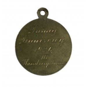 Medal Turniej tenisowy 1926 II Handicap panów, AZS