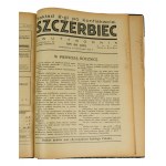 Czasopismo SZCZERBIEC dwutygodnik - kompletny rocznik 1932 z numerami nakładu drugiego [po konfiskacie]