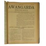 Czasopismo AWANGARDA miesięcznik młodych, kompletny rocznik 1929, red. nacz. Stefan Wyrzykowski, BARDZO RZADKIE