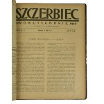 Zeitschrift SZCZERBIEC zweiwöchentlich, komplettes Jahrbuch 1931 mit Ausgaben nach der Beschlagnahme, RARE