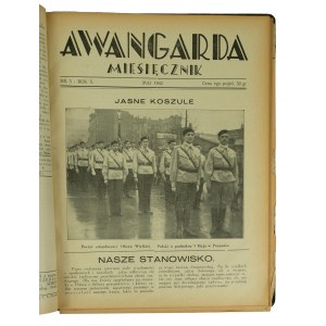 Magazine AWANGARDA monthly magazine of the young, complete yearbook 1932, VERY RARE