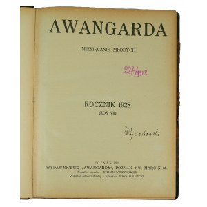 Zeitschrift AWANGARDA Monatszeitschrift für junge Leute, 1928, SEHR RAR