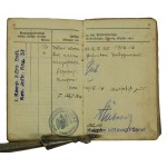 Militarpass / Militärheft WWI, POLAK, aktiver Teilnehmer an den Schlachten von Verdun u.a.