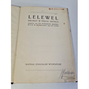 WYSPIAŃSKI Stanisław - LELEWEL, 1908-Wydanie II