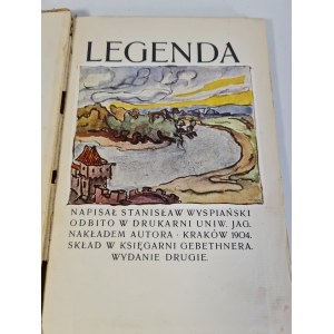 WYSPIAŃSKI Stanisław - LEGENDA, 1904-Wydanie II