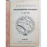 POLISH PILGRIMAGE CALENDAR FOR 1839 [MICKIEWICZ].