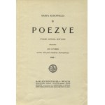 KONOPNICKA, Maria - Poezye: complete edition, critical opr. by Karol Wojcik