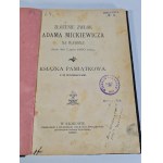 [MICKIEWICZ] The Deposition of the Bodies of ADAM MICKIEWICZ at WAWEL on July 4go, 1890. Commemorative book with 22 illustrations