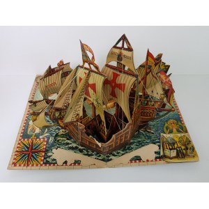 COLUMBUS SHIP SANTA MARIA BOOK FOLD OUT CUBASTA