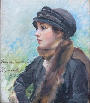 Wojciech Kossak (1856 Paryż - 1942 Kraków), Portret Ireny Luca, 1923 r.