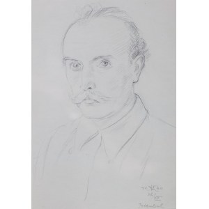Wlastimil Hofman (1881 Praga - 1970 Szklarska Poręba), Autoportret, 1940 r.