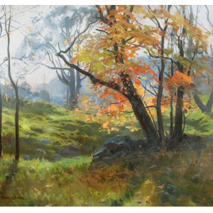 Tadeusz Styka (1889 Kielce-1954 New York), Herbstlandschaft