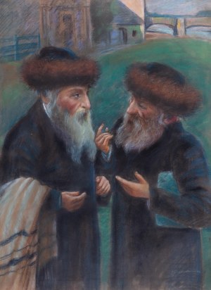 Mateusz Ludwik Hajdukiewicz (1886-?), Żydzi przed synagogą