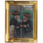 Matthew Ludwik Hajdukiewicz (1886-?), Jews in front of the synagogue