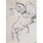 Ludwik Maciąg (1920 Krakow - 2007), Sketches - set of 4 drawings