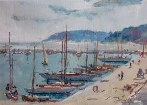 Antoni Suchanek (1901 Rzeszów - 1982 Gdynia), Port jachtowy w Gdyni