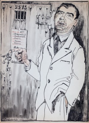 Bronisław Wojciech Linke (1906-1962), Rysunek satryryczny