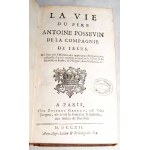 D'ORIGNY- LA VIE DU PÈRE ANTOINE POSSEVIN DE LA COMPAGNIE DE JÉSUS superexlibris