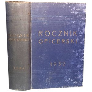 ROCZNIK OFICERSKI 1932r.