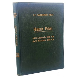 MACKIEWICZ- HISTORIA POLSKI wyd. 1958