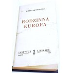 MIŁOSZ - RODZINNA EUROPA wyd.1 Paryż 1959 skóra