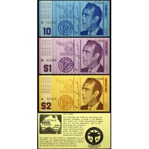 Australia Hutt River Lot of 3 Banknotes 1974 (ND)